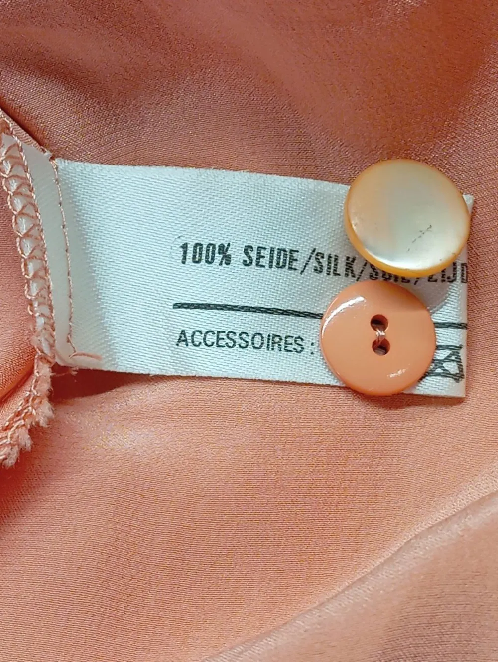 Hemden>Louis Feraud Langarmhemd Größe 42 hellorange