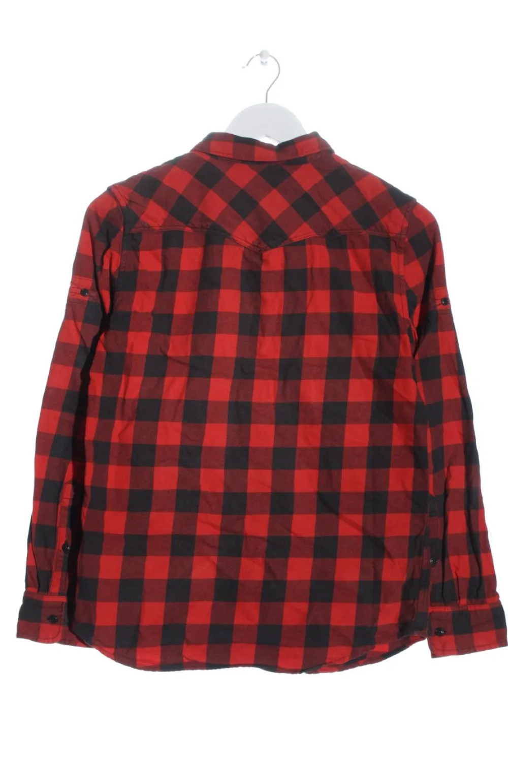 Hemden>Leviu2019s Langarmhemd Größe 38 rotschwarz