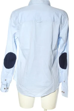 Hemden>H&M L.O.G.G. Langarmhemd Größe 44 blau