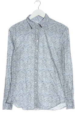 Hemden>Gant Langarmhemd Größe 38 blauwollweiß