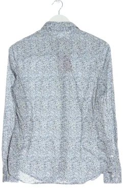 Hemden>Gant Langarmhemd Größe 38 blauwollweiß