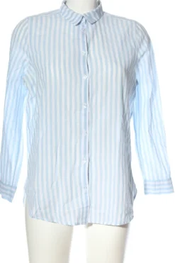 Hemden>H&M Langarmhemd Größe 36 blauweiß