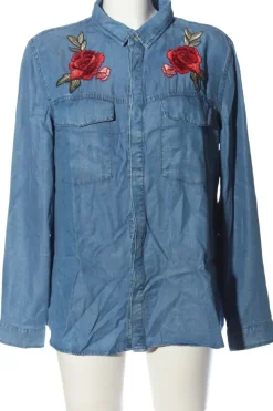 Hemden>Promod Langarmhemd Größe 40 blau