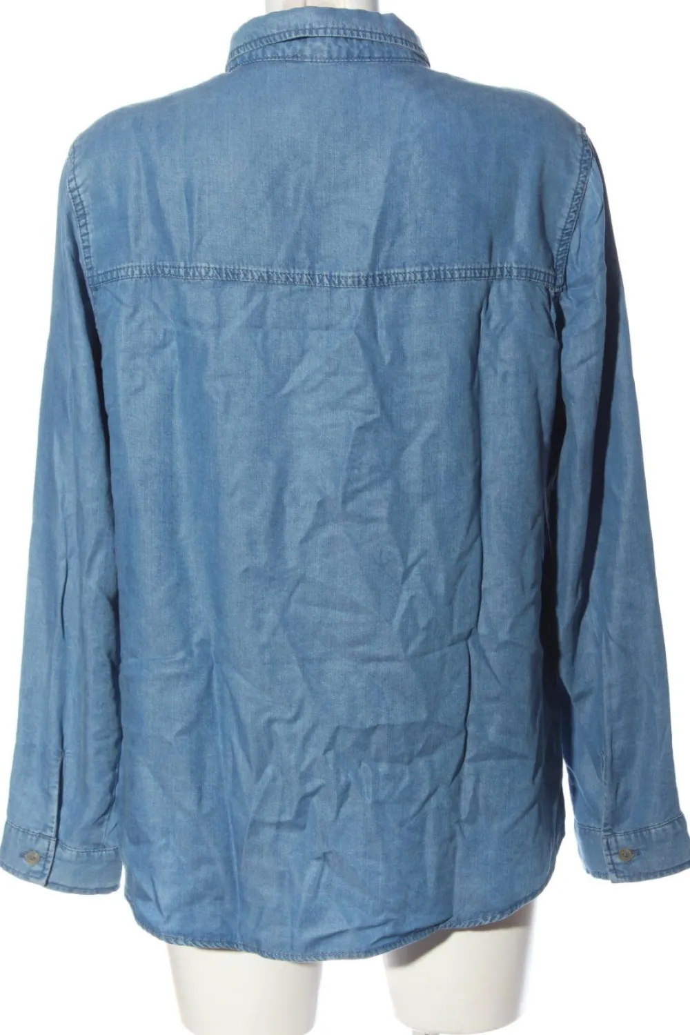 Hemden>Promod Langarmhemd Größe 40 blau