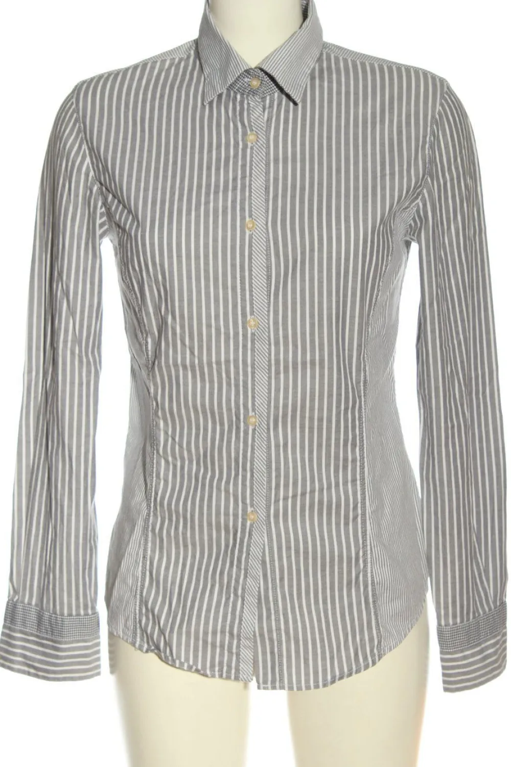 Hemden>Murphy & nye Langarmhemd Größe 36 weißschwarz