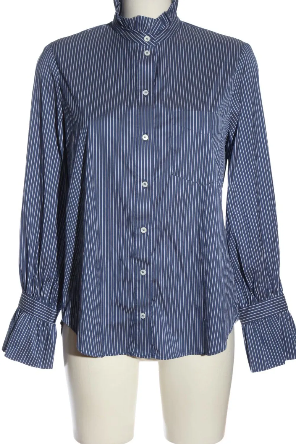 Hemden>MNG SUIT Langarmhemd Größe 38 blauweiß