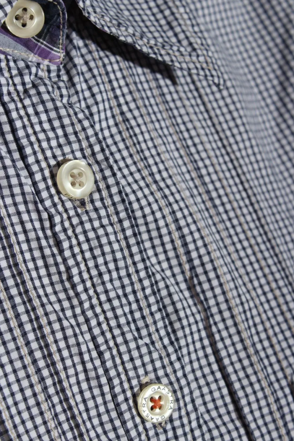 Hemden>Gaastra Langarmhemd Größe 34 weißblau