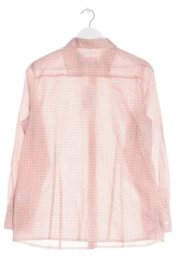 Hemden>Clarina Collection Langarmhemd Größe 42 pinkhellgrau