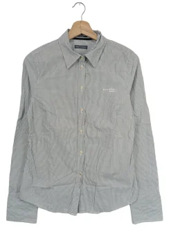 Hemden>Marc Ou2019Polo Langarmhemd Größe 36 hellgrauweiß