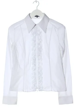 Hemden>Jones Langarmhemd Größe 38 weiß