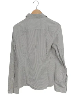 Hemden>Marc Ou2019Polo Langarmhemd Größe 40 weißschwarz