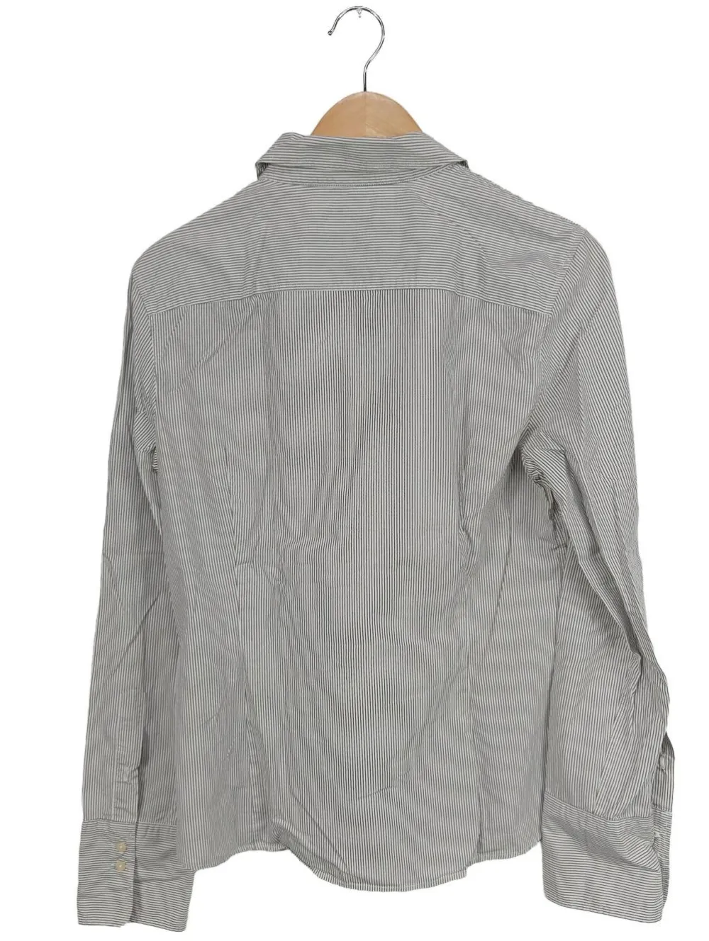 Hemden>Marc Ou2019Polo Langarmhemd Größe 40 weißschwarz