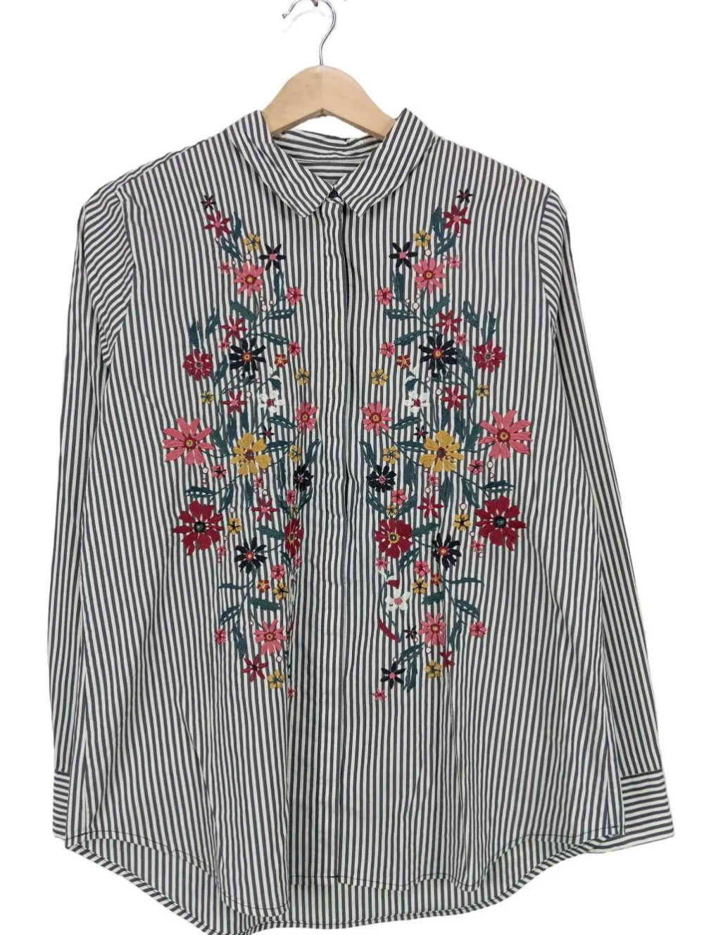 Langarmhemd Größe 38-Comma New