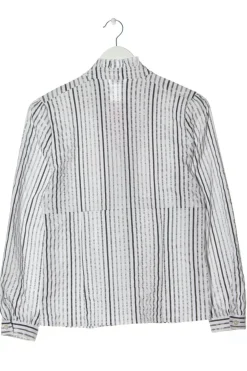 Hemden>Damart Langarmhemd Größe 40 weißschwarz