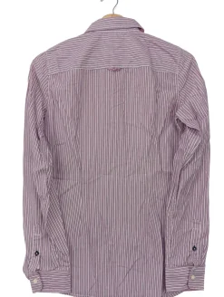 Hemden>Tommy Hilfiger Langarmhemd Größe 38 lilaweiß