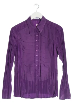 Hemden>Bonita Langarmhemd Größe 38 lila