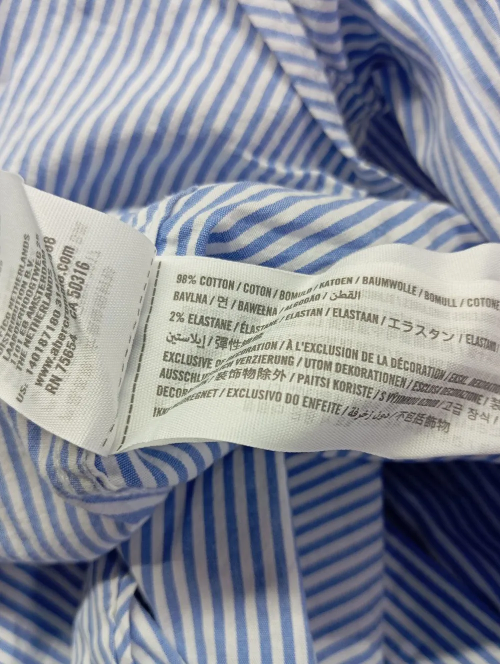 Langarmhemd Größe 38-Abercrombie & Fitch New