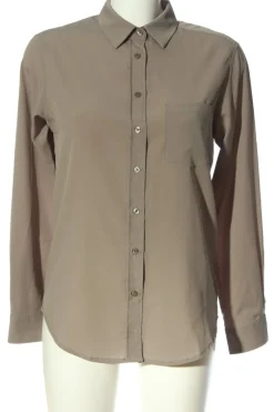 Hemden>Mango Langarmhemd Größe 34 braun