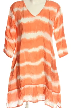 Kleider>Masai Langarmkleid Größe 34 hellorangecreme