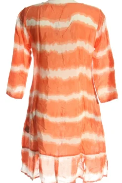 Kleider>Masai Langarmkleid Größe 34 hellorangecreme