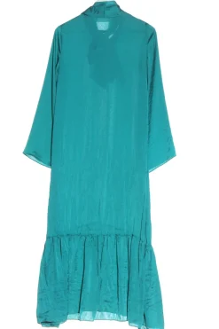 Kleider>katia giannini Langarmkleid Größe 42 türkis