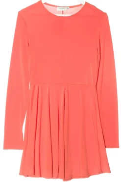 Kleider>Flounce London Langarmkleid Größe 38 rot