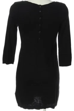 Kleider>H&M Basic Langarmkleid Größe 36 schwarz
