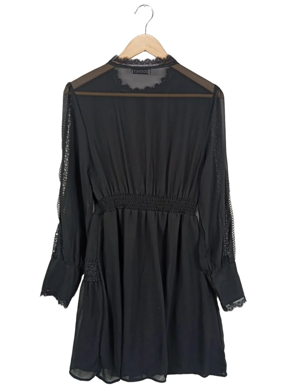 Kleider>Occult Langarmkleid Größe 36 schwarz