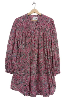 Kleider>Isabel Marant u00c9toile Langarmkleid Größe 38 pink