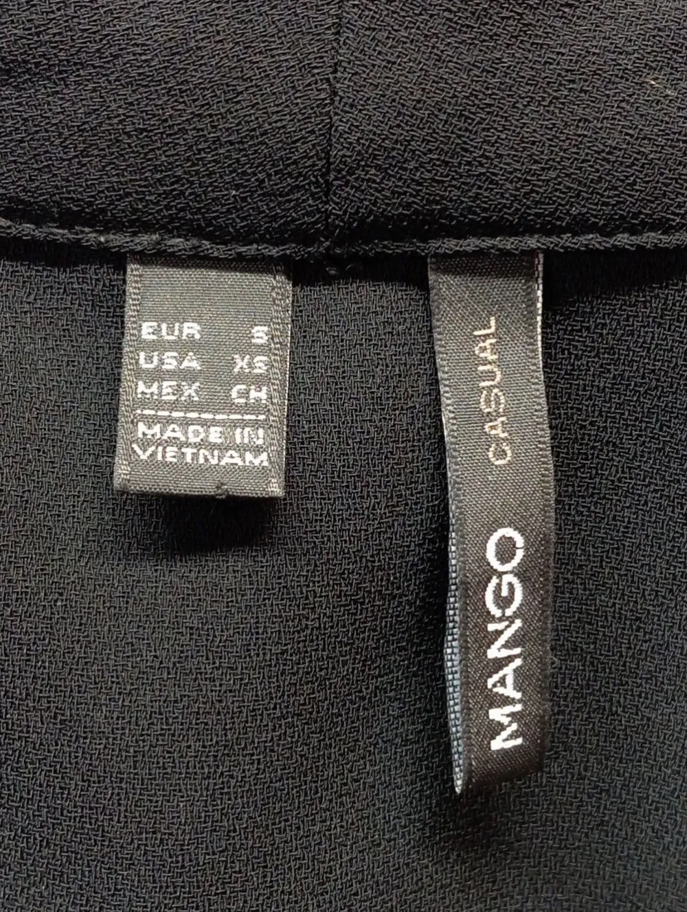 Kleider>Mango Langarmkleid Größe 36 schwarz