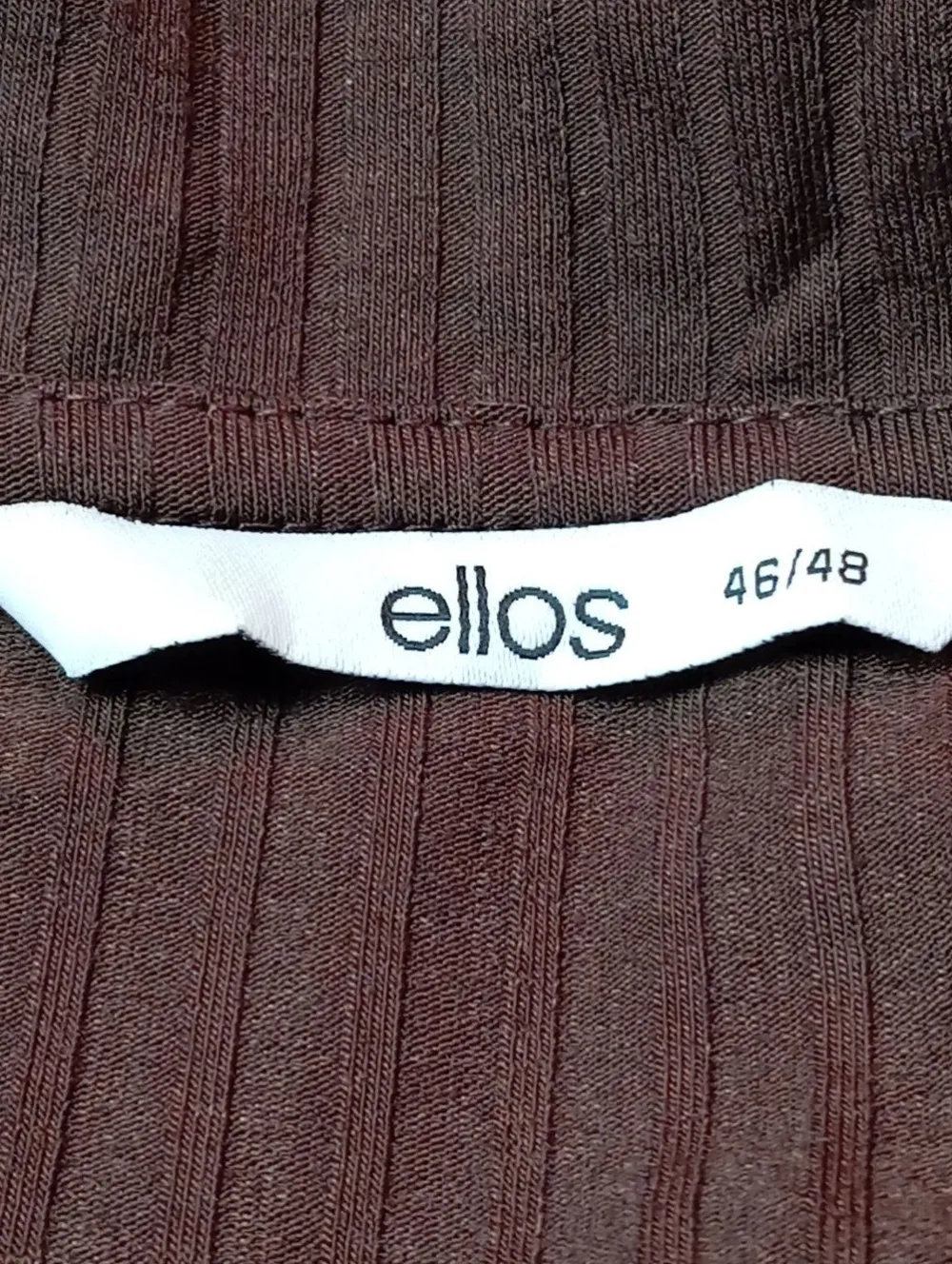 Kleider>Ellos Langarmkleid Größe 46 braun