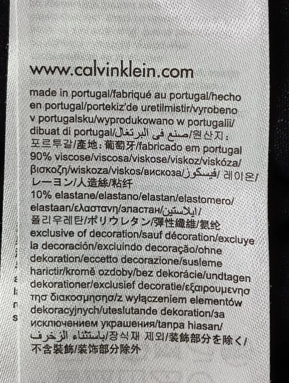 Hosen>Calvin Klein Langer Jumpsuit Größe 36 schwarz