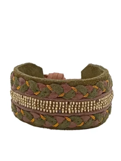 Armschmuck>laidbacklondon Lederarmschmuck khaki