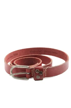 Gürtel>SF Ledergürtel Größe 85 dunkelrot