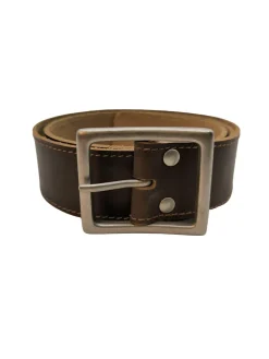 Gürtel>Pieces Ledergürtel Größe 85 braun