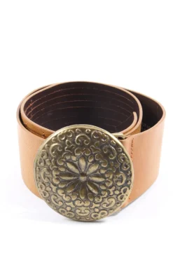 Gürtel>Trussardi Ledergürtel Größe 75 hellorange