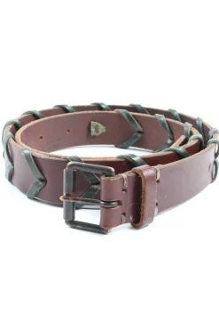 Gürtel>Sofie Du2019Hoore Ledergürtel Größe 85 braunkhaki