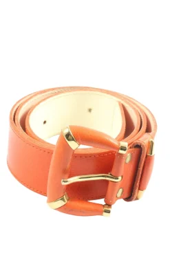 Gürtel>Werner Herbrand Lederimitatgürtel Größe 85 rot