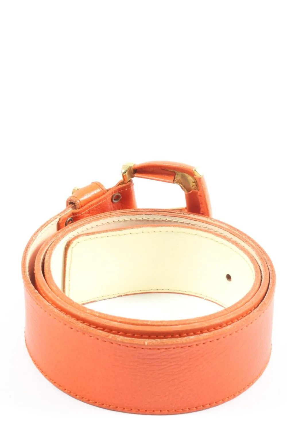 Gürtel>Werner Herbrand Lederimitatgürtel Größe 85 rot