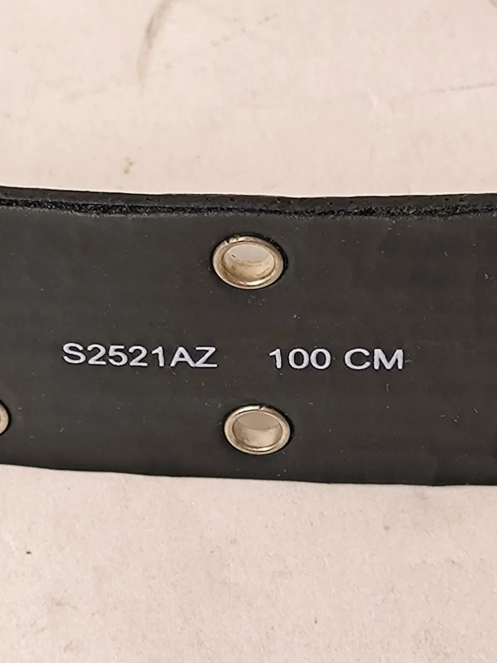 Gürtel>Defacto Lederimitatgürtel Größe 100 schwarz