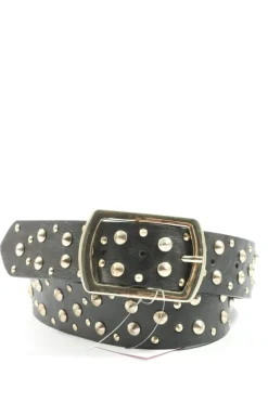 Gürtel>accessoires by takko fashion Lederimitatgürtel Größe 85 schwarz