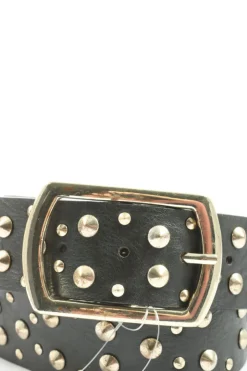 Gürtel>accessoires by takko fashion Lederimitatgürtel Größe 85 schwarz