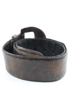 Gürtel>paolo da ponle Lederimitatgürtel Größe 75 braun