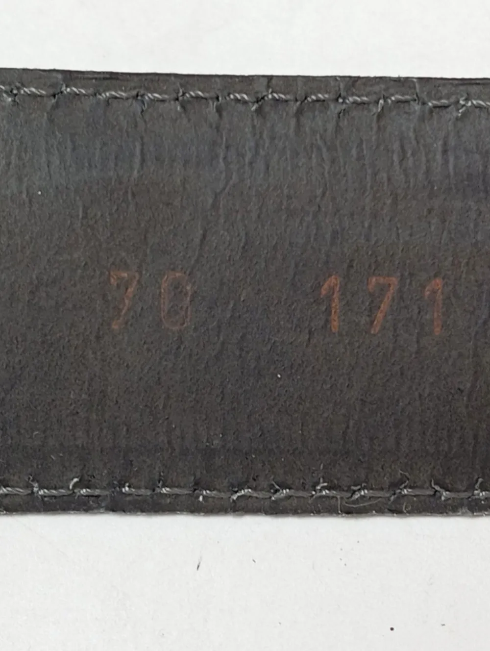 Gürtel>Joop! Lederimitatgürtel Größe 70 hellgrau