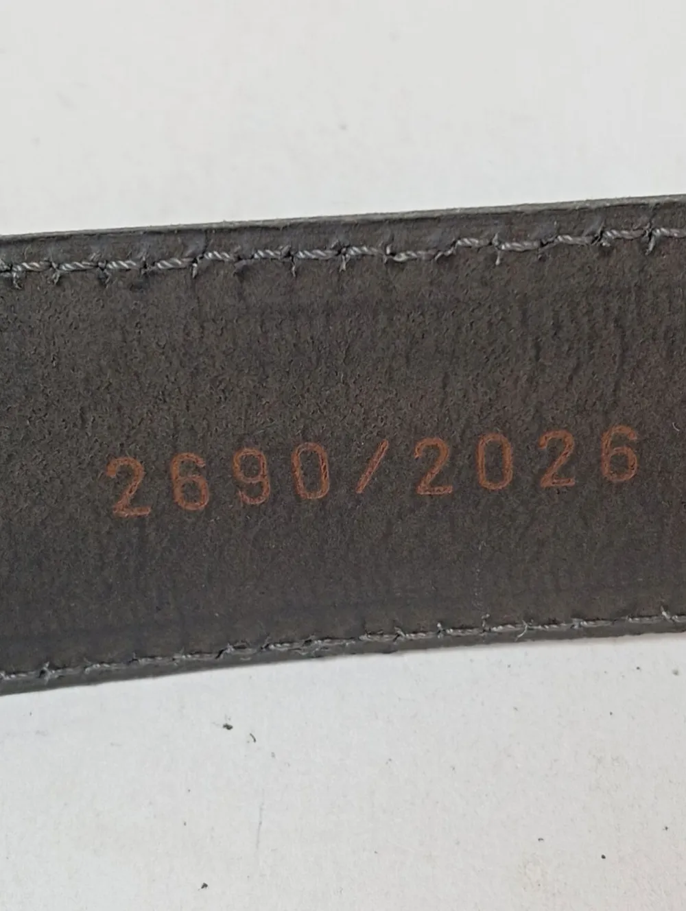 Gürtel>Joop! Lederimitatgürtel Größe 70 hellgrau