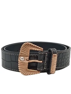 Gürtel>ASOS DESIGN Lederimitatgürtel Größe 80 schwarz