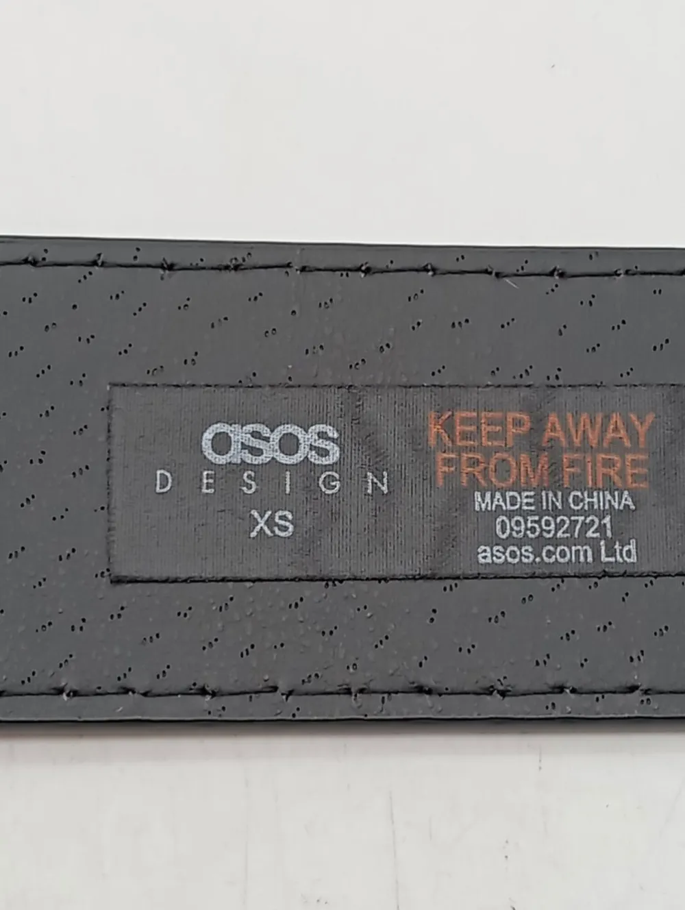 Gürtel>ASOS DESIGN Lederimitatgürtel Größe 80 schwarz