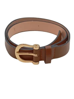 Gürtel>H&M Lederimitatgürtel Größe 90 braun