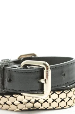 Gürtel>MNG Lederimitatgürtel Größe 75 schwarz