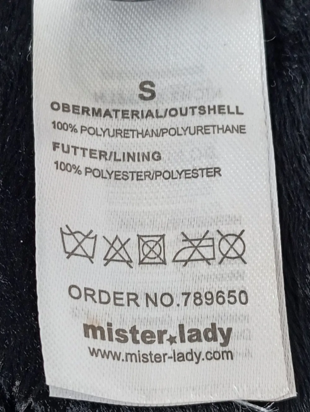 Handschuhe>mister*lady Lederimitathandschuhe schwarz